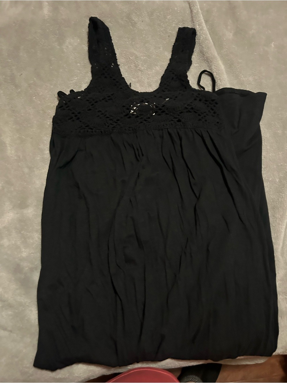 aerie Black Knit Top Maxi Dress